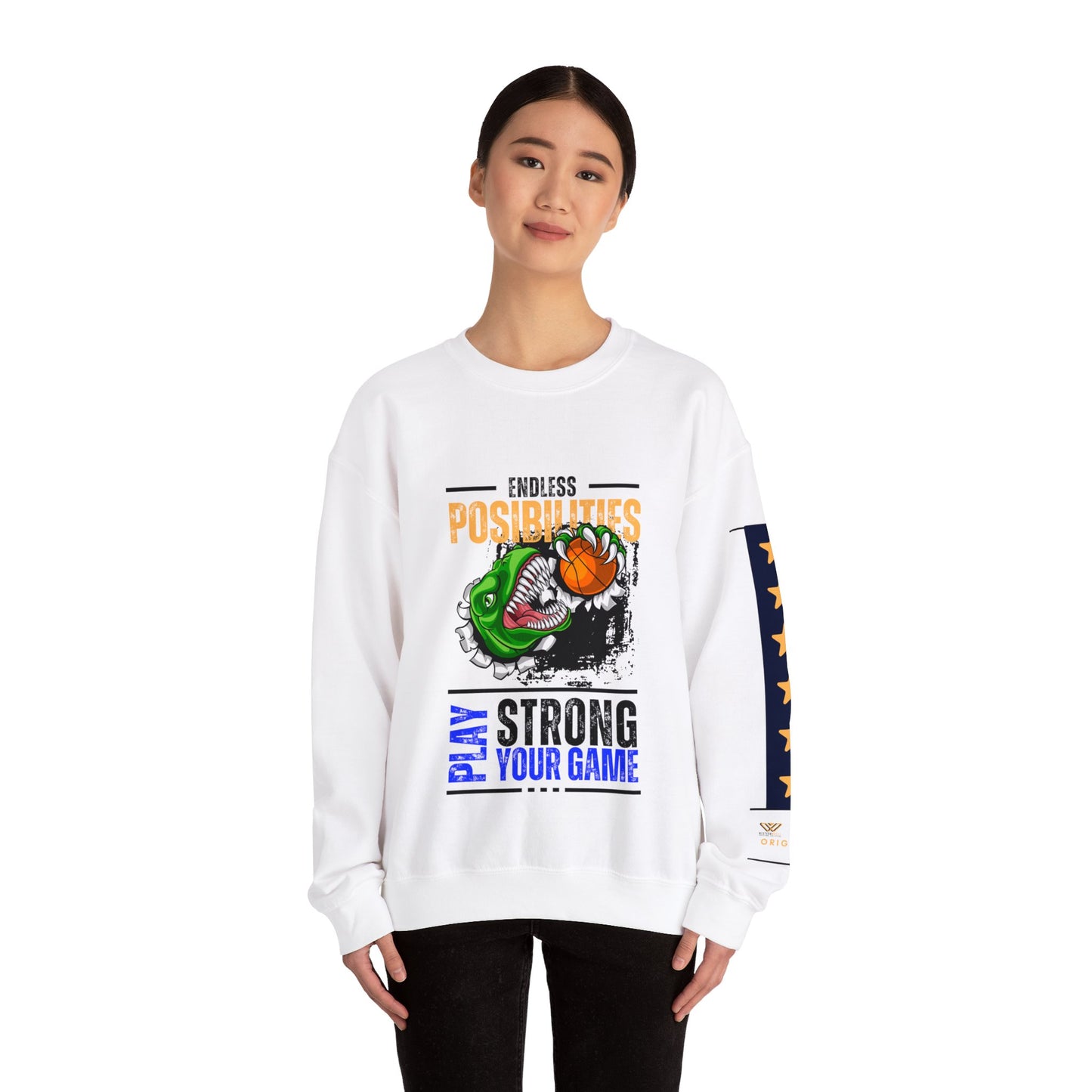 Unisex Heavy Blend™ Crewneck Sweatshirt_ N2 Series SPW UHBCSS PT2WW015_ Limited Edition Pure Luxury  By WesternWaves: