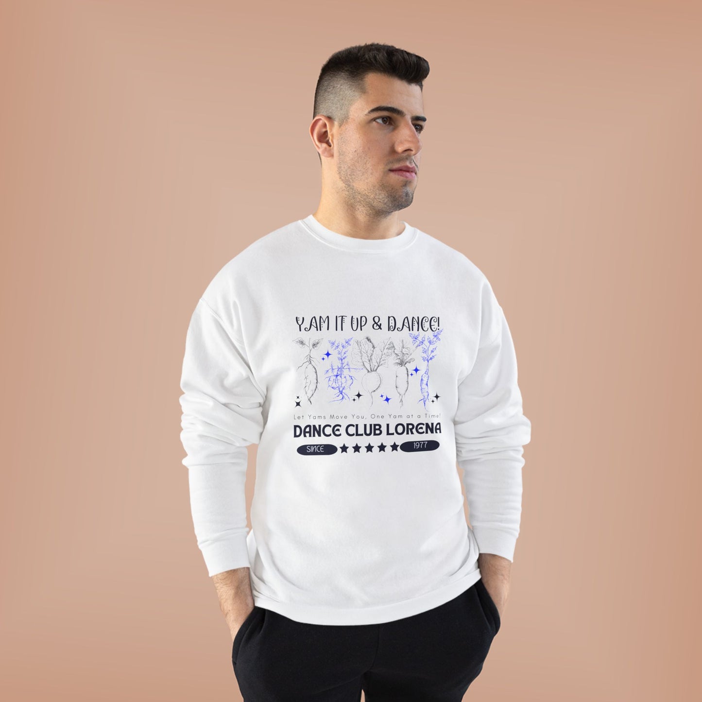 Unisex EcoSmart® Crewneck Sweatshirt_ 2 Perfect N2 Series SPW USESCNSS PT2WW001_ Limited Edition Perfect Blend of Comfort, Style, & Sustainability by WesternWaves: