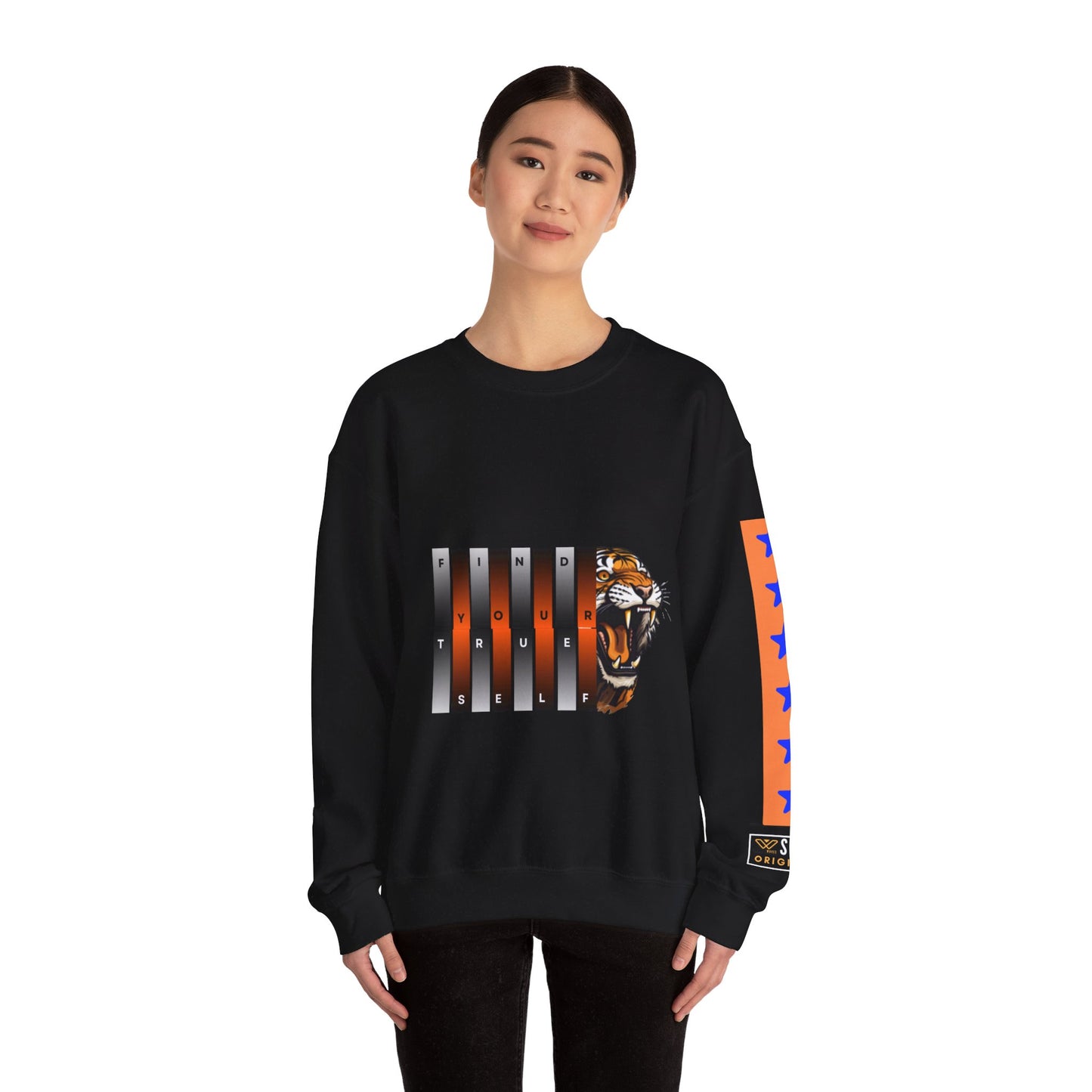 Unisex Heavy Blend™ Crewneck Sweatshirt_ N2 Series SPW UHBCSS PT2WW011_ Limited Edition Pure Luxury  By WesternWaves: