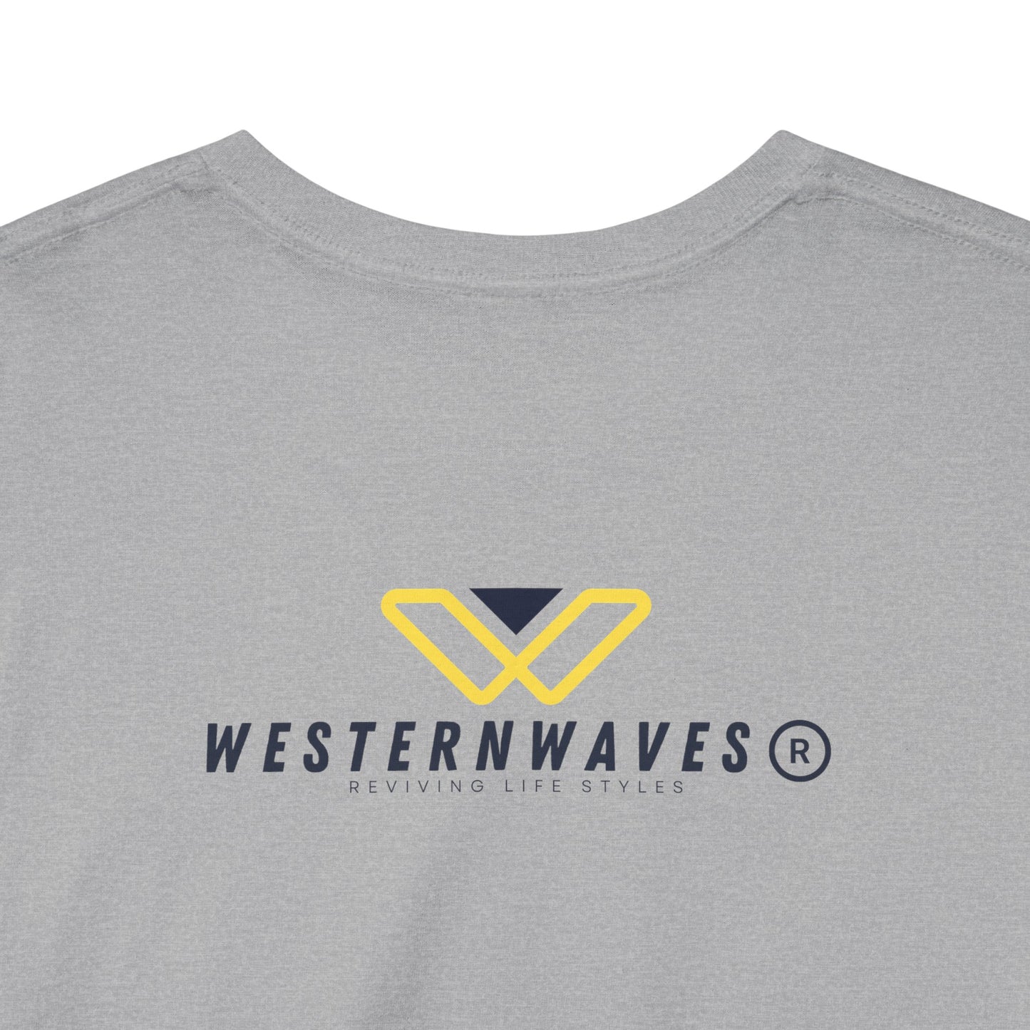 Unisex Heavy Cotton Tee_ Crafted from premium 100% cotton_ N2 Series SPW UHCT PT2WW004_ Limited Edition Epitome of Comfort & Durability by WesternWaves: