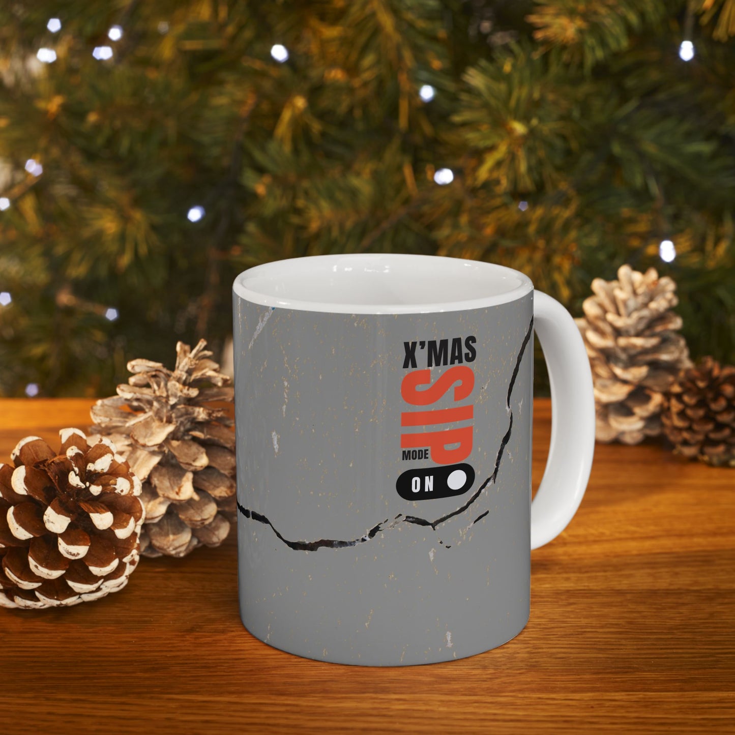 Ceramic Mug, (11oz, 15oz) _ N2 XMAS Series CMUG PT2WW001_ Limited Edition personalized touch by WesternWaves: