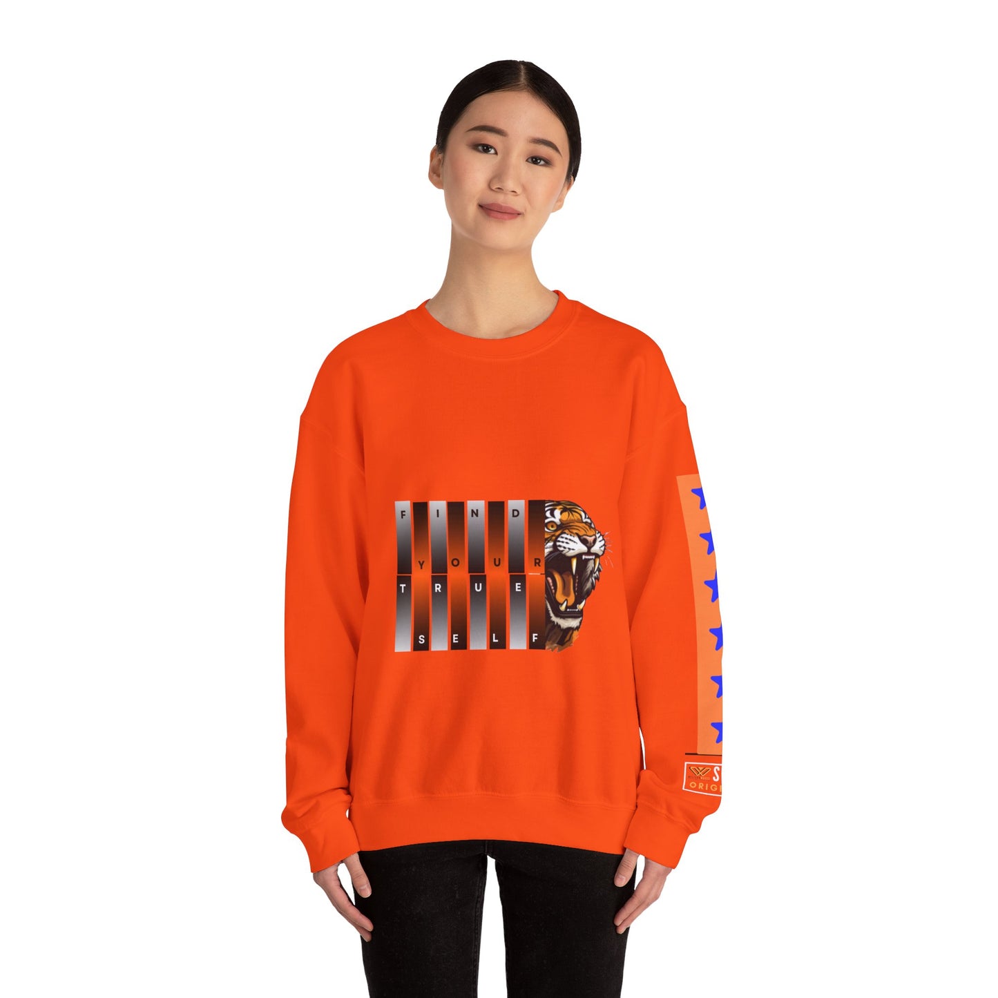 Unisex Heavy Blend™ Crewneck Sweatshirt_ N2 Series SPW UHBCSS PT2WW011_ Limited Edition Pure Luxury  By WesternWaves: