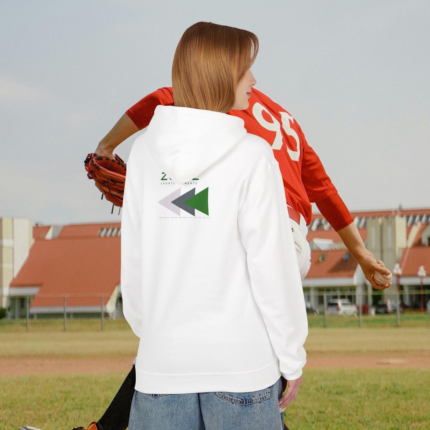 Unisex Midweight Softstyle Fleece Hoodie_ N2 Series SPW USMWSSFH PT2WW001_ Limited Edition ‘ZeztZ’ Brand Sports Elements Fleece Hoodie By WesternWaves: