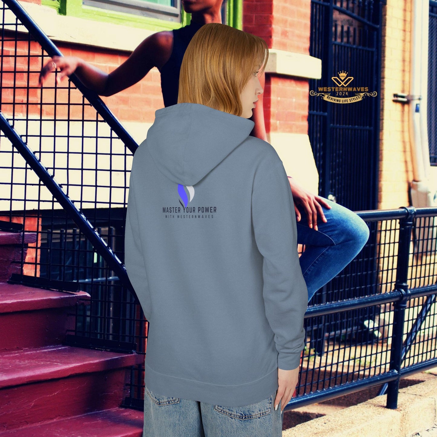 Unisex Lightweight Hooded Sweatshirt – N2 Series SPW USLWHSS PT2WW014_ Limited Edition Crafted Comfort by WesternWaves: