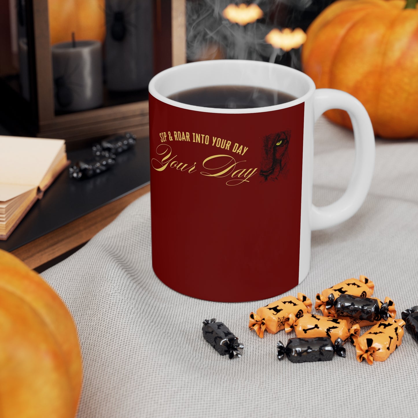 Ceramic Coffee Mug 11oz & 15oz_ N7+ Series CCMUG11&15OZ PT2WW001_ Limited Edition Colourful Ceramic Mug for Home & Office by WesternWaves: