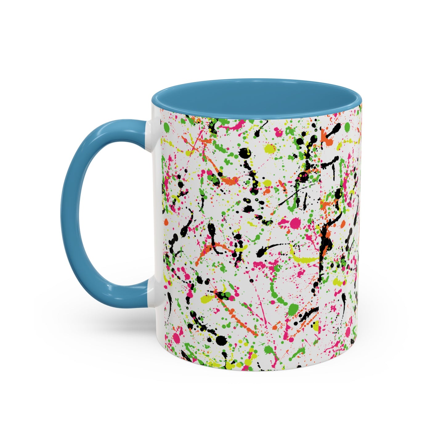 Accent Coffee Mug 11, 15oz_ N2 Series SPW ACM11OZ PT2WW0002_ Vibrant Limited Edition Design by WesternWawes: