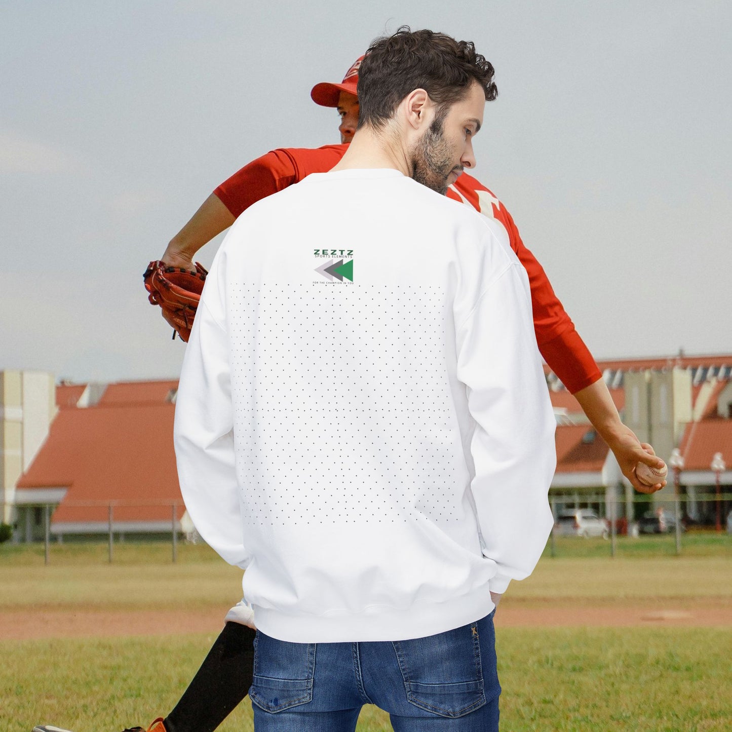 Unisex Midweight Softstyle Fleece Crewneck Sweatshirt_ N2 Series USMWSSFCNSS PT2WW001_ ‘ZeztZ’ Brand Limited Edition Statement of Style & Sustainability by WesternWaves: