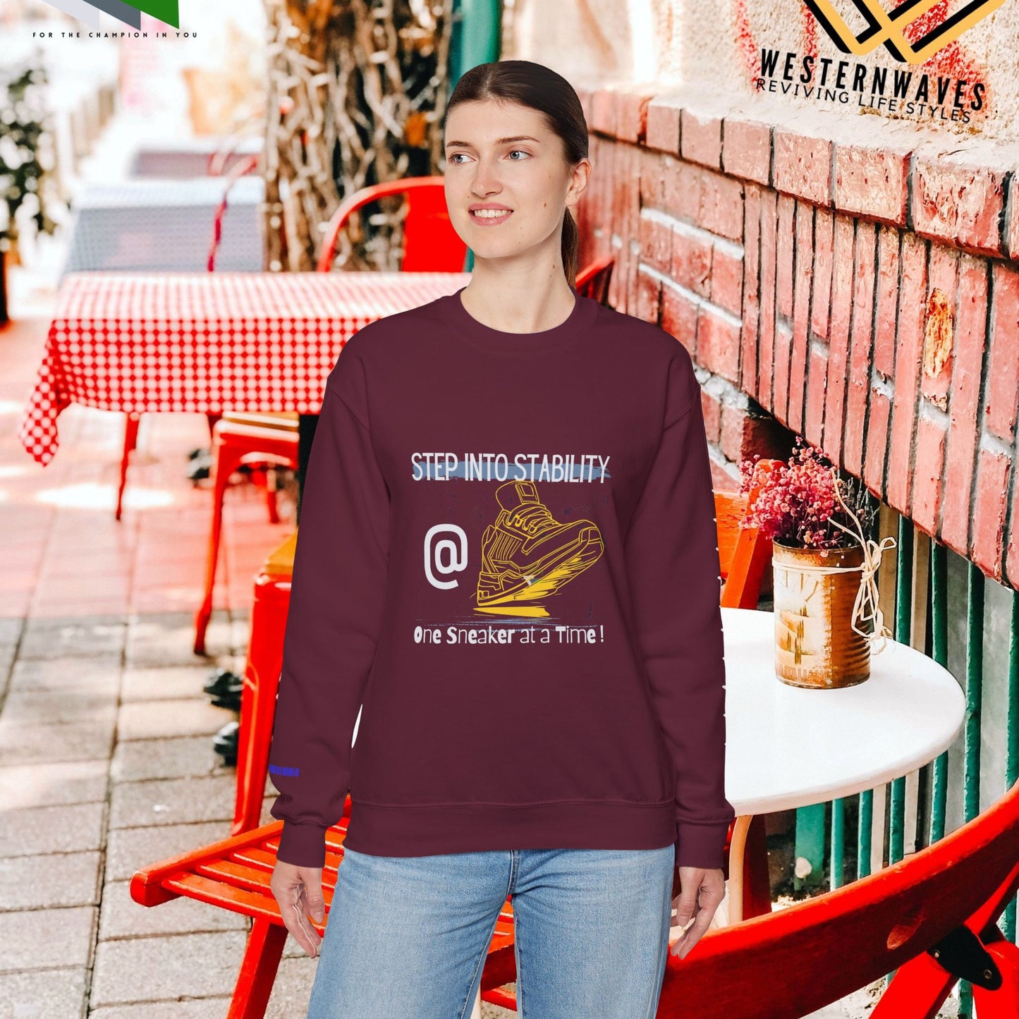 Unisex Heavy Blend™ Crewneck Sweatshirt_ N2 Series SPW UHBCSS PT2WW033_ Limited Edition Pure Luxury  By WesternWaves: