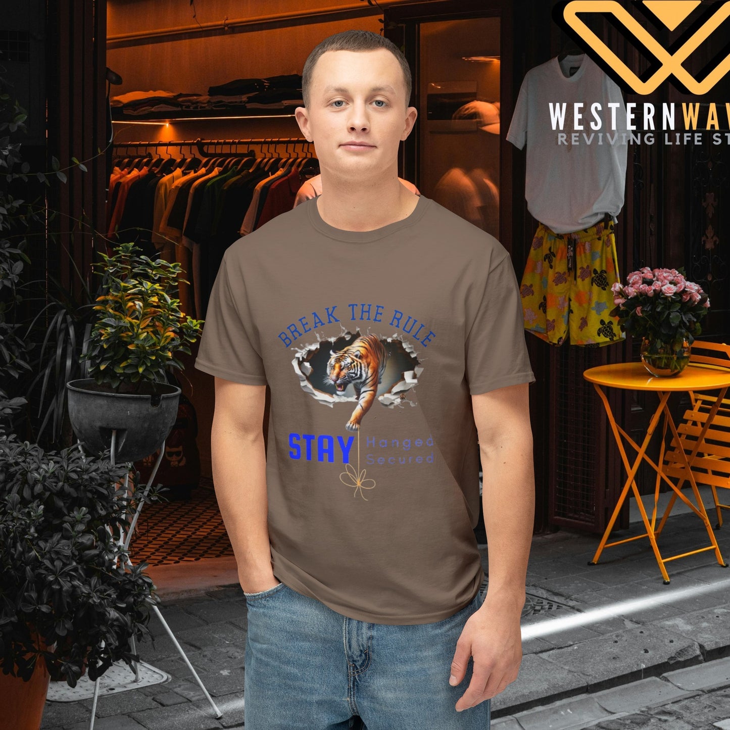 Unisex HD Cotton™ T-shirt_ N2 Series SPW USHDCTS PT2WW002_ Limited Edition Perfect Gift by WesternWaves: