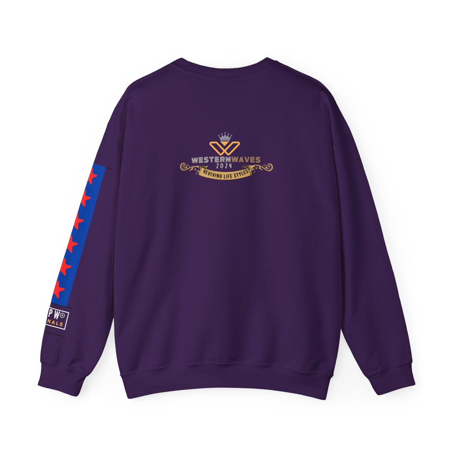 Unisex Heavy Blend™ Crewneck Sweatshirt_ N2 Series SPW UHBCSS PT2WW012_ Limited Edition Pure Luxury  By WesternWaves: