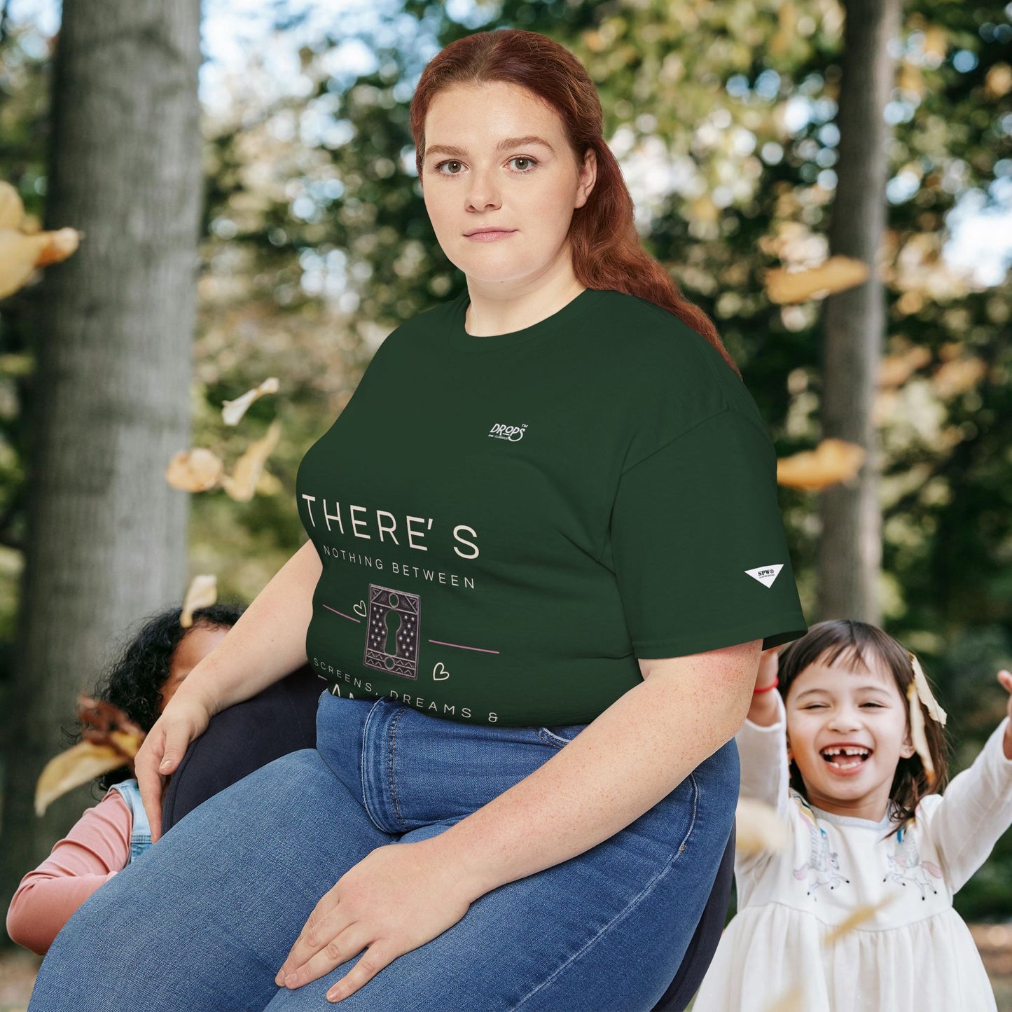 Unisex Ultra Cotton Tee - "There's Nothing Between Screens, Dreams & Fantasy" T-Shirt - Perfect for Dreamers and Creatives_ 07 May 2025_ 001