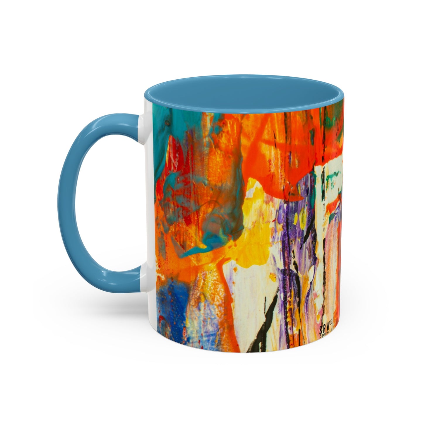 Accent Coffee Mug (11, 15oz)_ N2 Series SPW ACMUG PT2WW002_ Limited Edition Mug by WesternWaves: