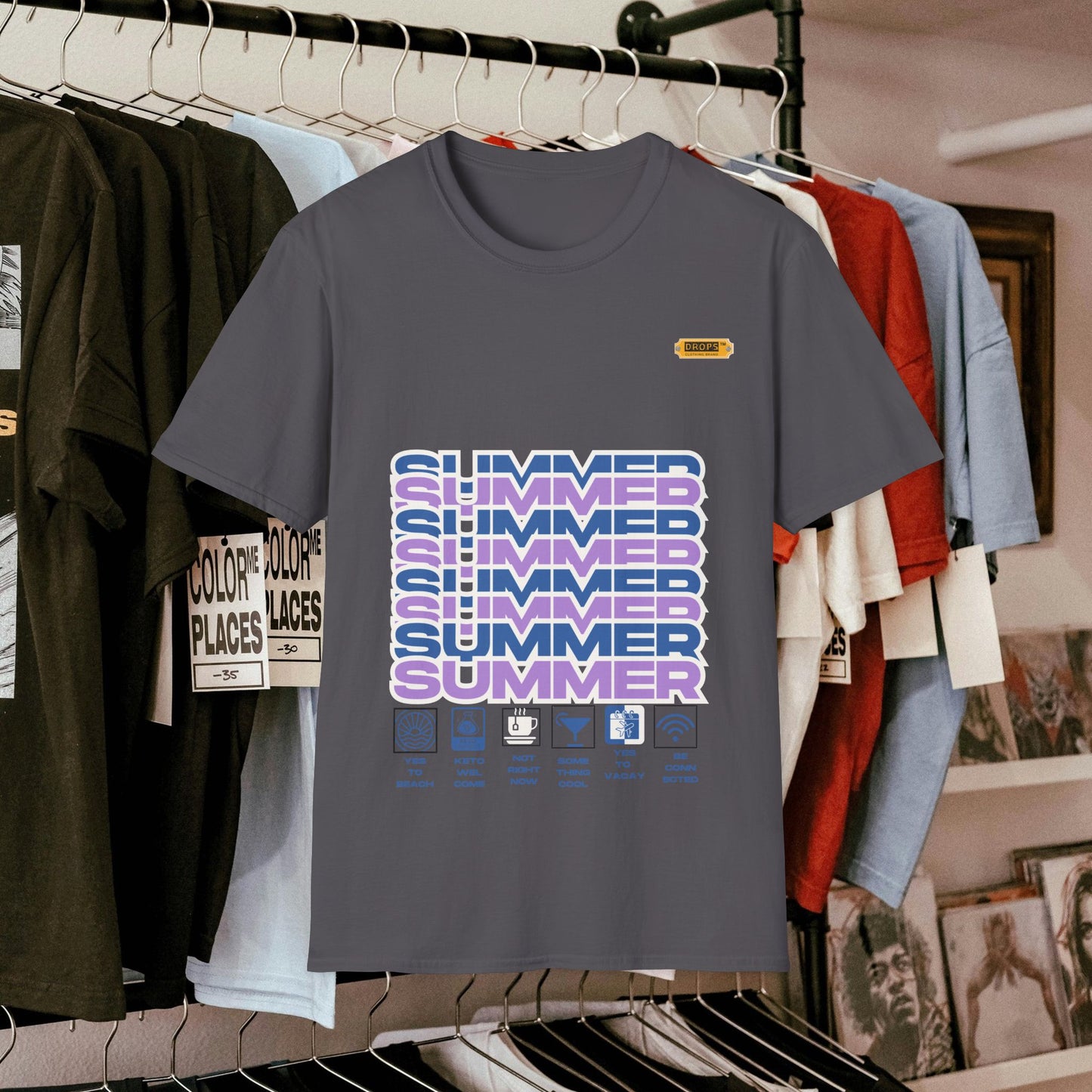 Unisex Softstyle T-Shirt_ N2* Series SPW USSTS FT2WW010_ Redefine Relaxation Limited Edition by WesternWaves:
