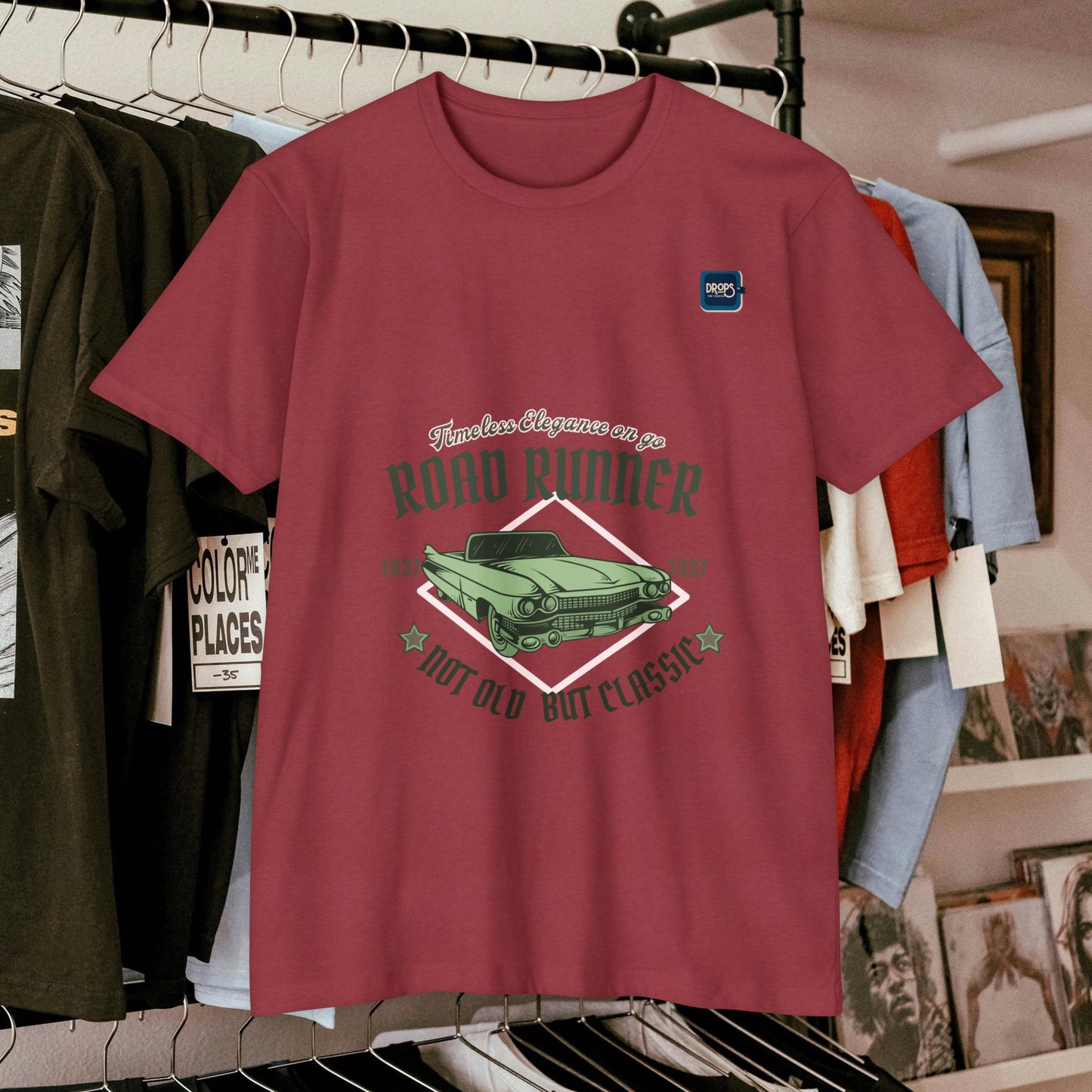 Unisex CVC Jersey T-shirt_ N7+ Series USCVCJTS PT2WW001_ Limited Edition Timeless Style for Car Lovers by WesternWaves: