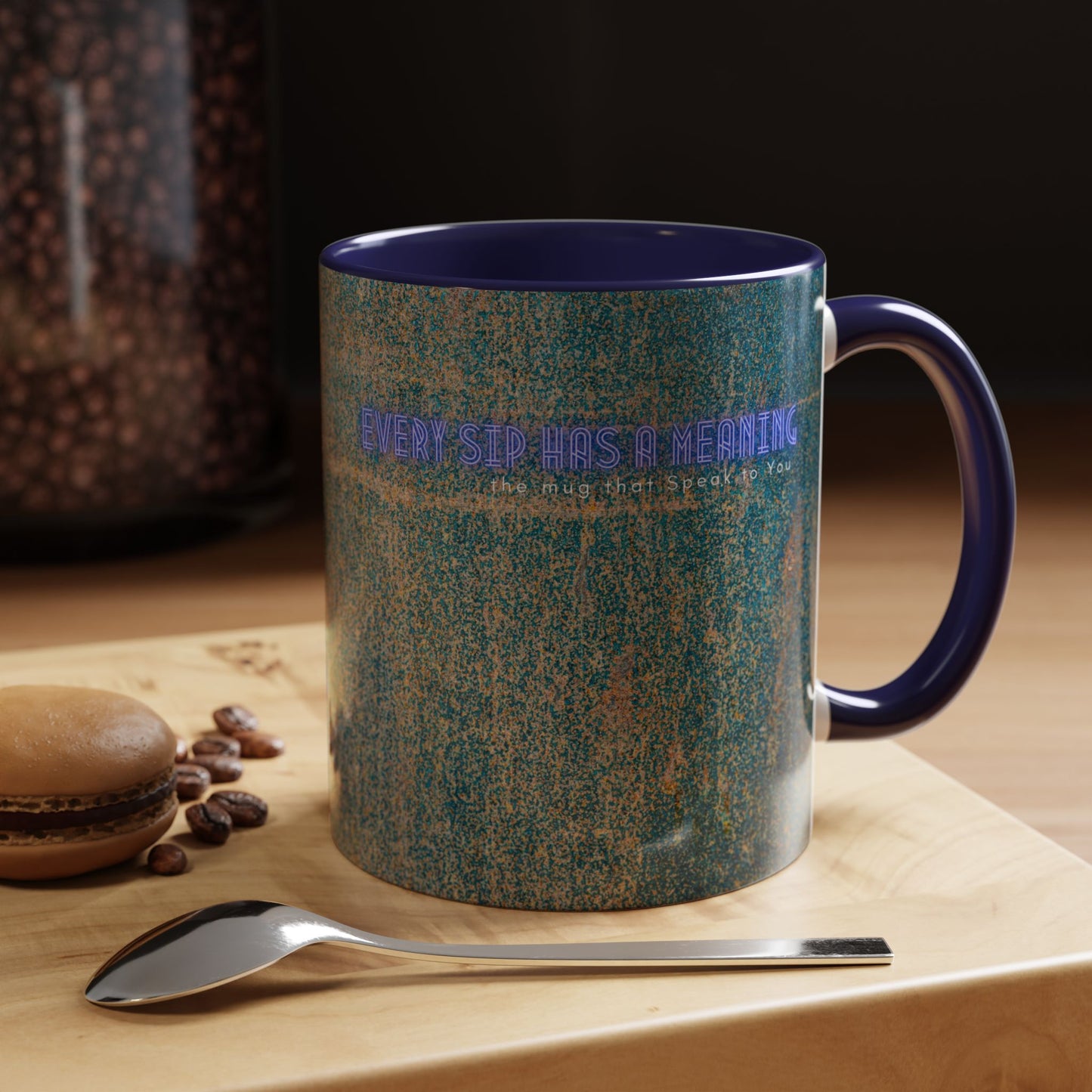 Accent Coffee Mug 11, 15oz_ N2 Series SPW ACM11OZ PT2WW008_ Vibrant Limited Edition Design by WesternWawes: