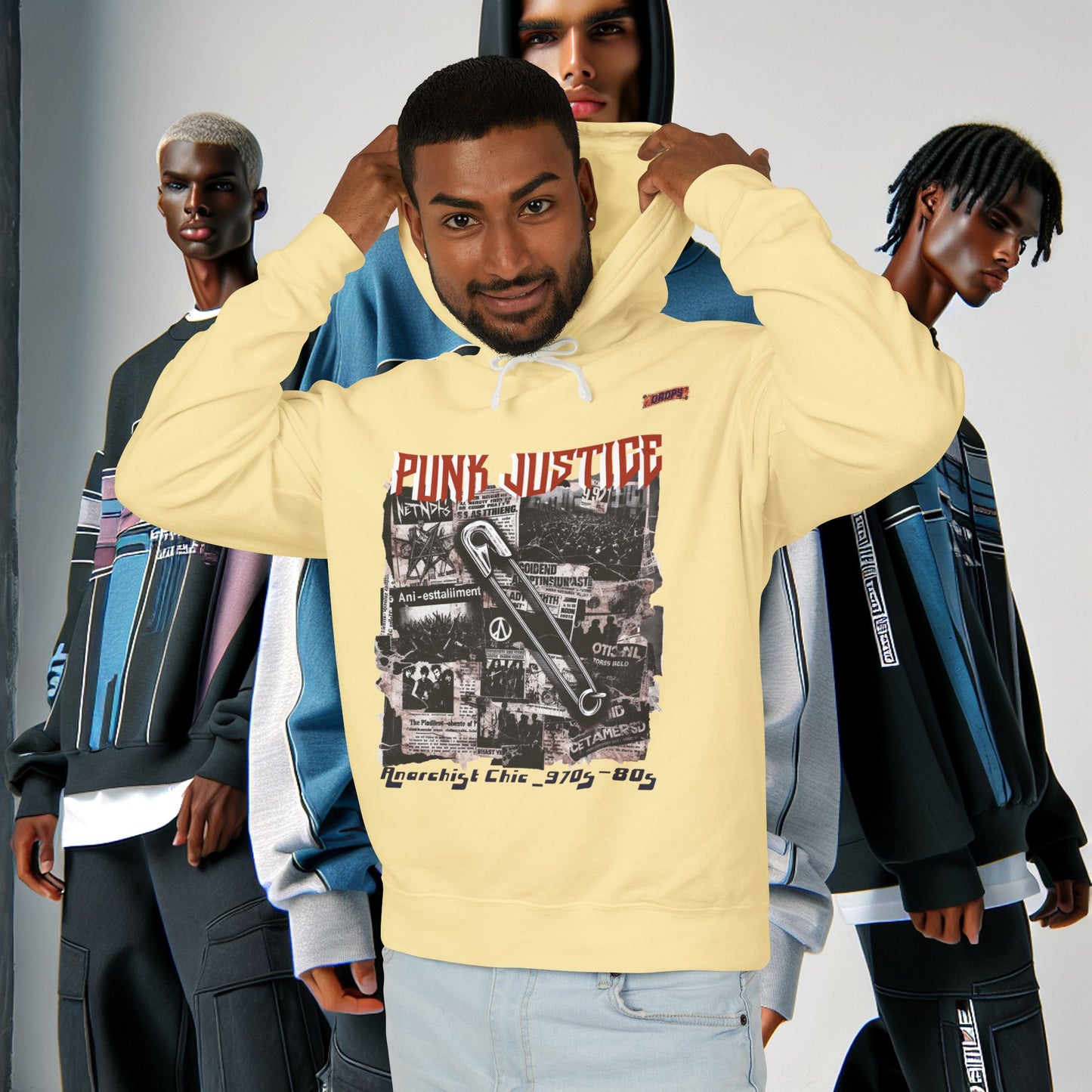 Punk Justice Unisex Lightweight Hoodie_ 01 Sep 2025_ Retro Punk Sweatshirt, 80s Inspired Hooded Sweatshirt, Streetwear Fashion Hoodie, Casual [...]