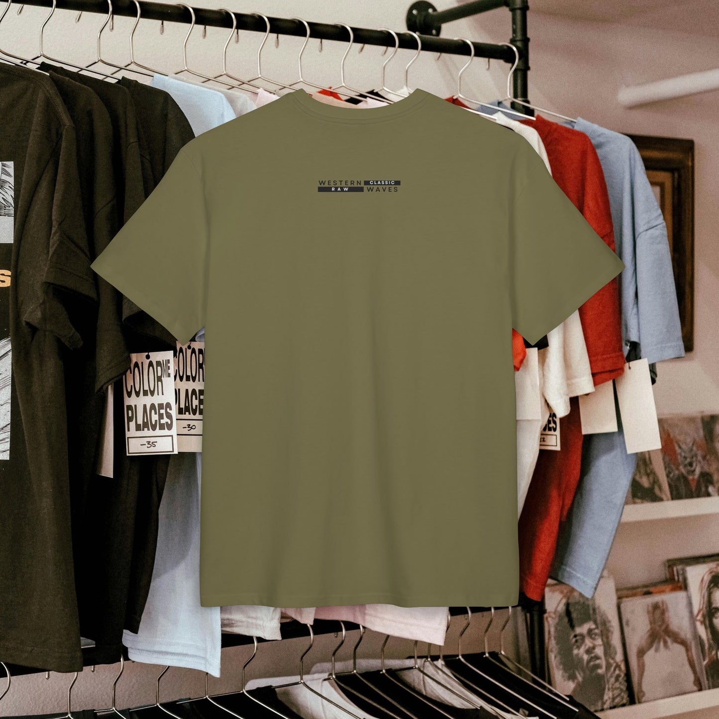 Unisex Oversized Tee_ N6+ Series USOSTEE PT2WW005_ Limited Edition by WesternWaves