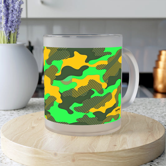 Frosted Glass Mug_ N+ Series FGM PT2WW013_ Limited Edition product by WesternWaves