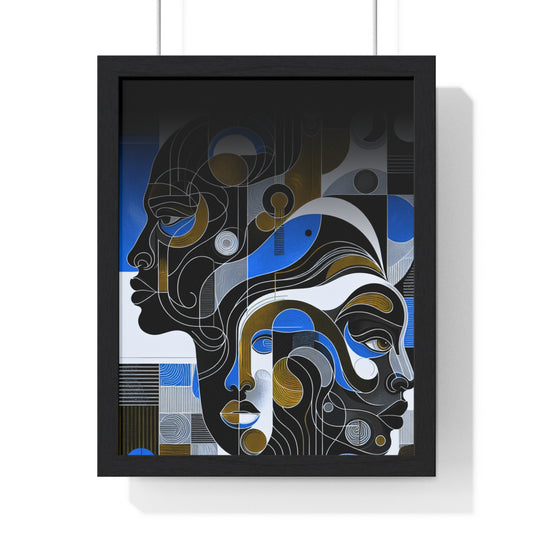 Vertical Framed Poster_ Series N8 VFP PT2WW001_ Limited Edition Home Deco by WesternWaves: