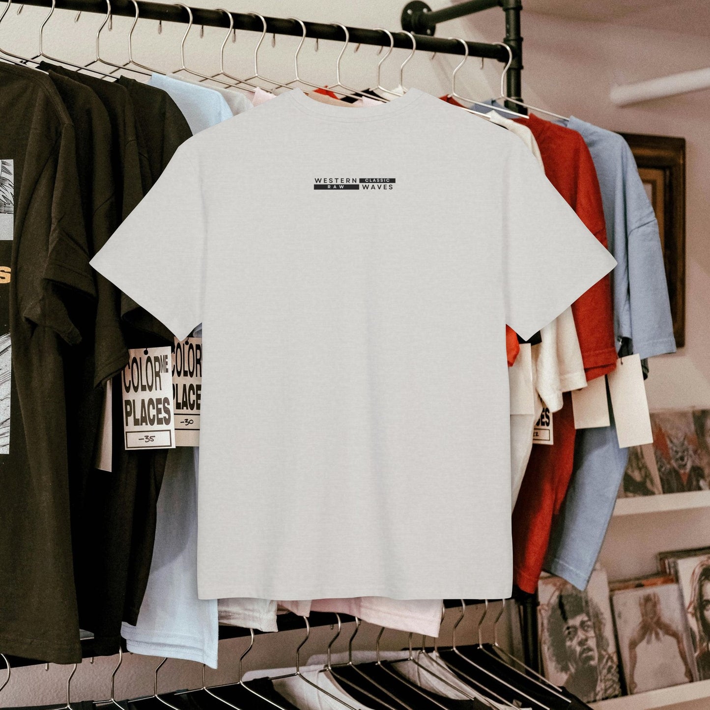 Unisex Oversized Tee_ N6+ Series USOSTEE PT2WW005_ Limited Edition by WesternWaves