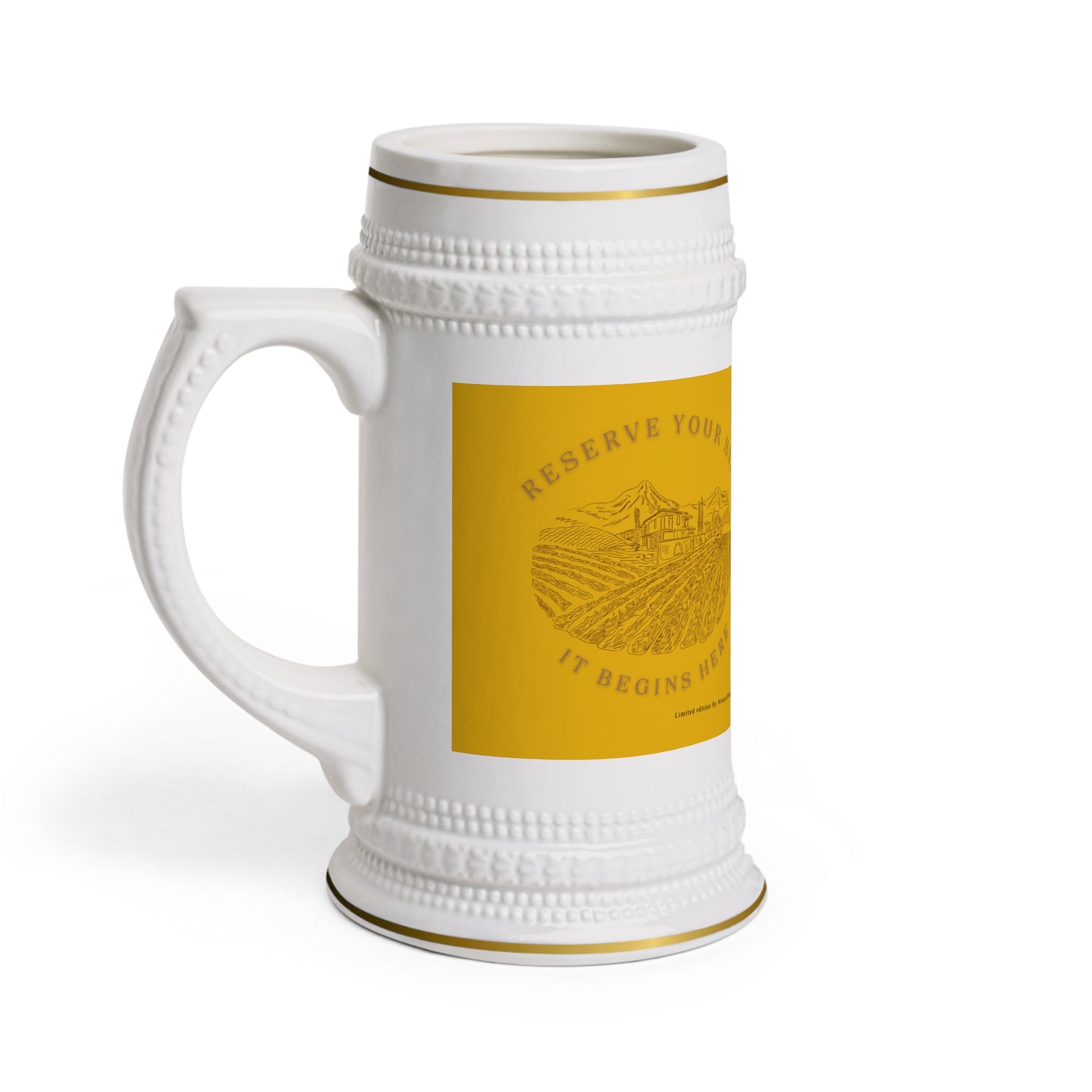 Beer Stein Mug – Raise the Bar with Personalized Touch_ N2 Series SPW BSM PT2WW001_Limited Edition  Touch of Authenticity by WesternWaves: