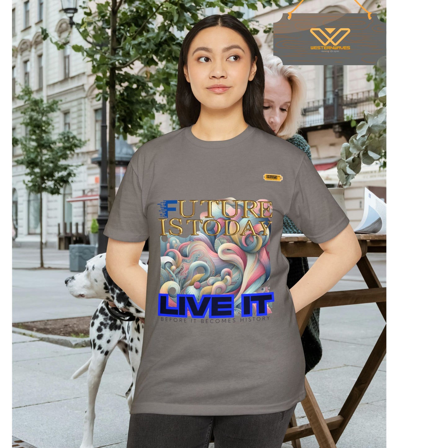 Unisex CVC Jersey T-shirt_ 16 June 2025_ Limited Edition Casual Fashion by WesternWaves: