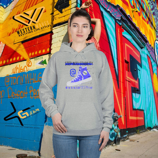 Unisex EcoSmart® Pullover Hoodie Sweatshirt_ N2+ Series USESPOHSS PT2WW001_ LImited Edition Quality Garment by WesternWaves: