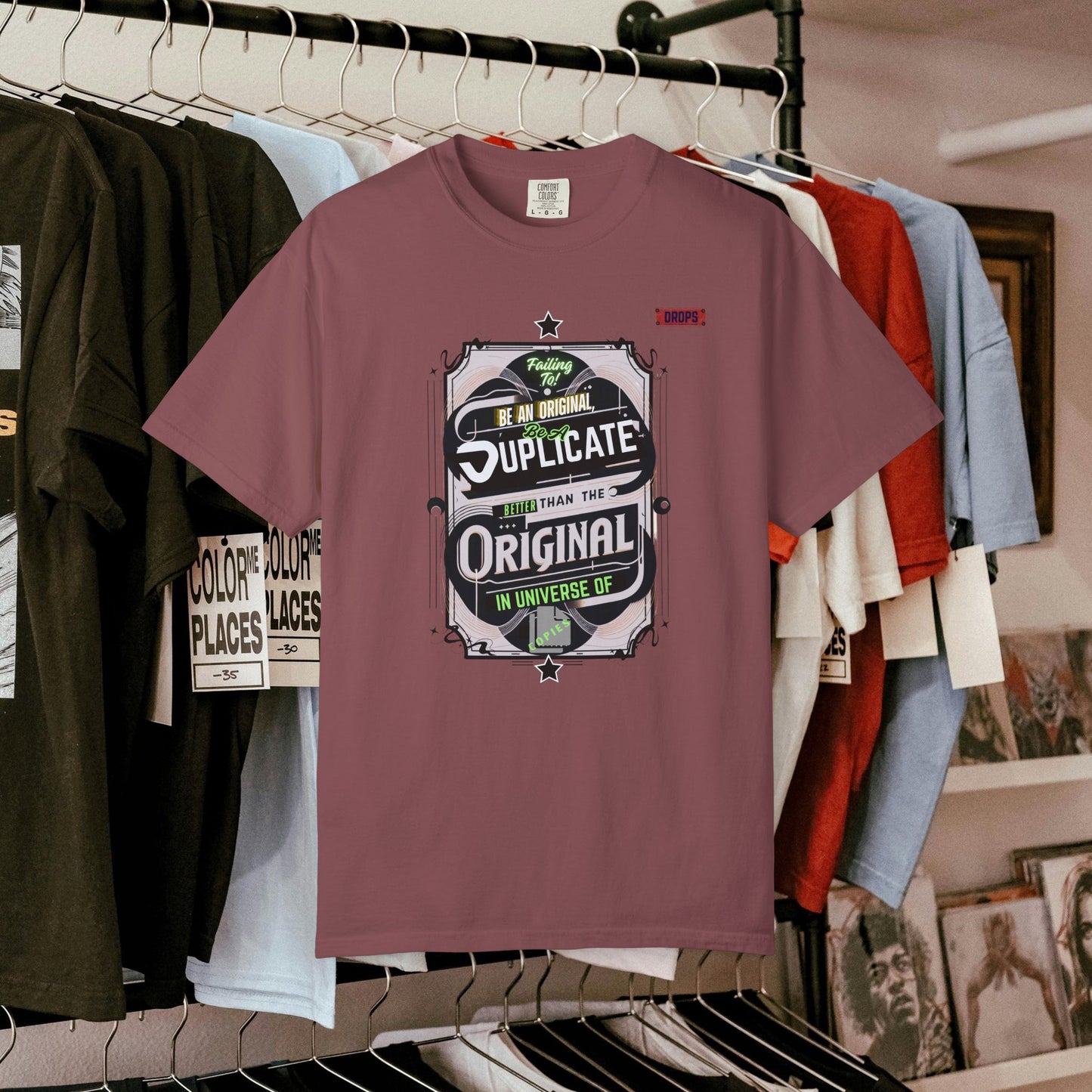 unisex garment-dyed t-shirt_ 09 July 2025_ Limited Edition Everyday Casual Wear by WesternWaves: