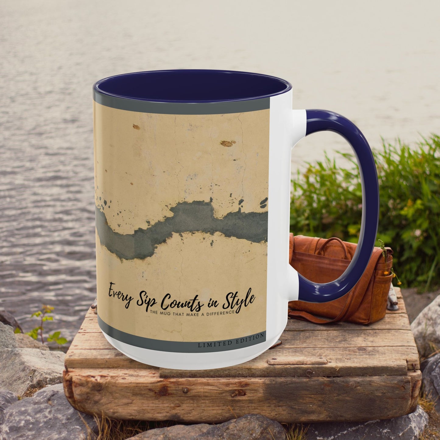 Accent Coffee Mug (11, 15oz) _ N2 Series SPW ACMUG PT2WW005_ Limited Edition Blend Style & Functionality by WesternWaves: