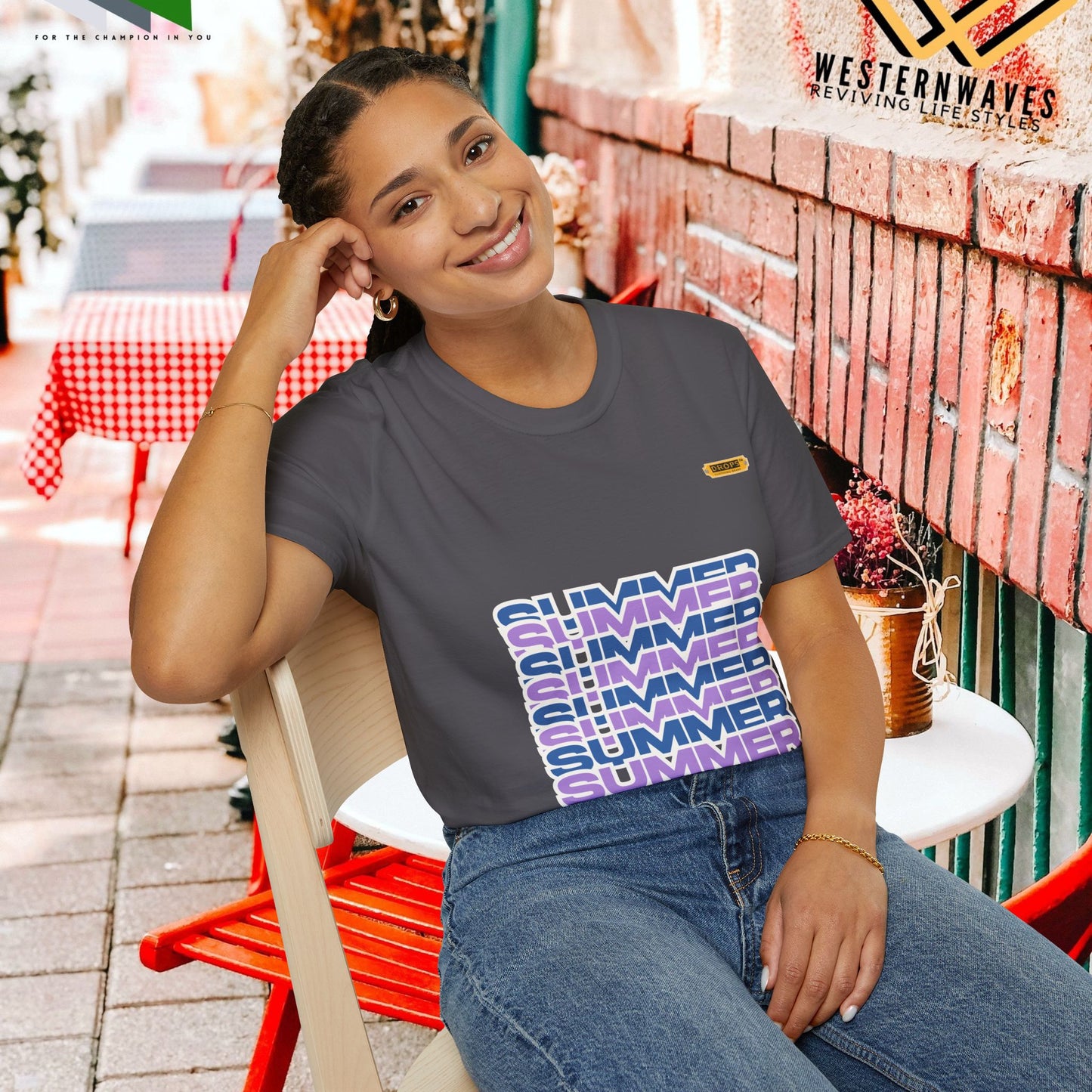 Unisex Softstyle T-Shirt_ N2* Series SPW USSTS FT2WW010_ Redefine Relaxation Limited Edition by WesternWaves: