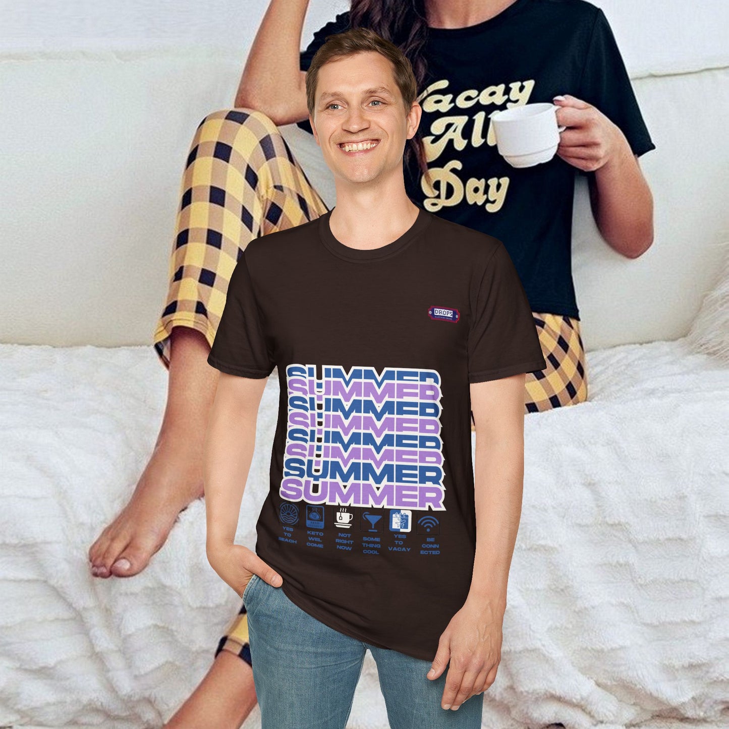 Unisex Softstyle T-Shirt_ N2* Series SPW USSTS FT2WW010_ Redefine Relaxation Limited Edition by WesternWaves: