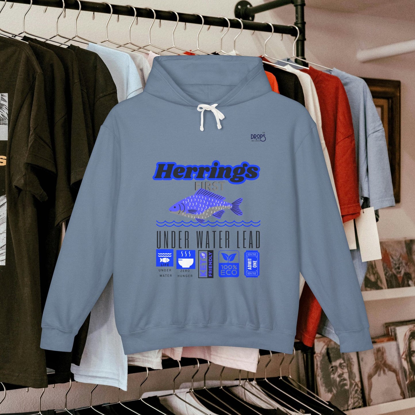 Unisex Lightweight Hooded Sweatshirt – N2+ Series USLWHSS PT2WW026_ Limited Edition Crafted Comfort by WesternWaves:
