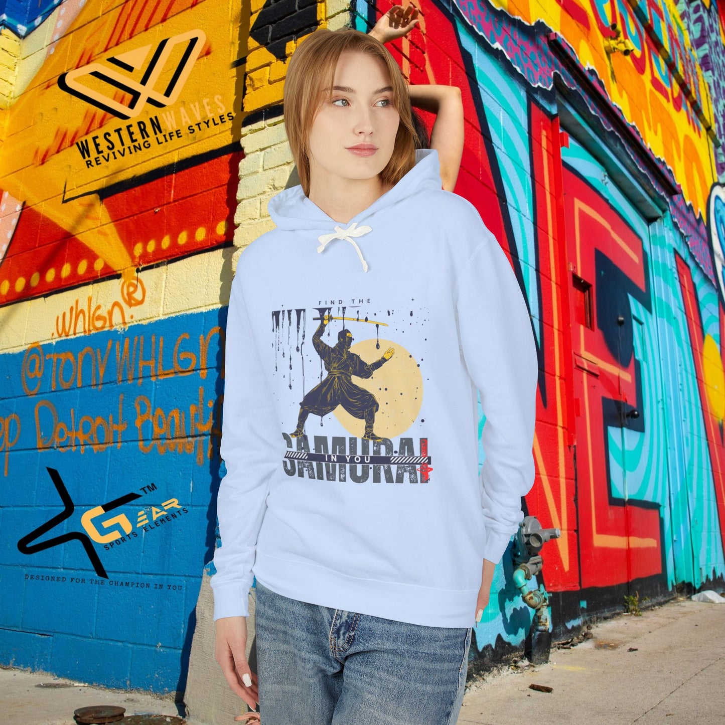 Unisex Lightweight Hooded Sweatshirt – N2 Series SPW USLWHSS PT2WW007_ Limited Edition Crafted Comfort by WesternWaves: