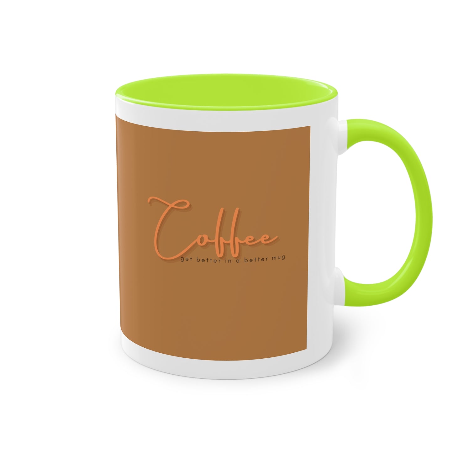 Two-Tone Coffee Mug, 11oz_ N2 Series TTCMUG PT2WW001_ Limited Edition Sipping Experience Both Pleasurable & Convenient by WesternWaves: