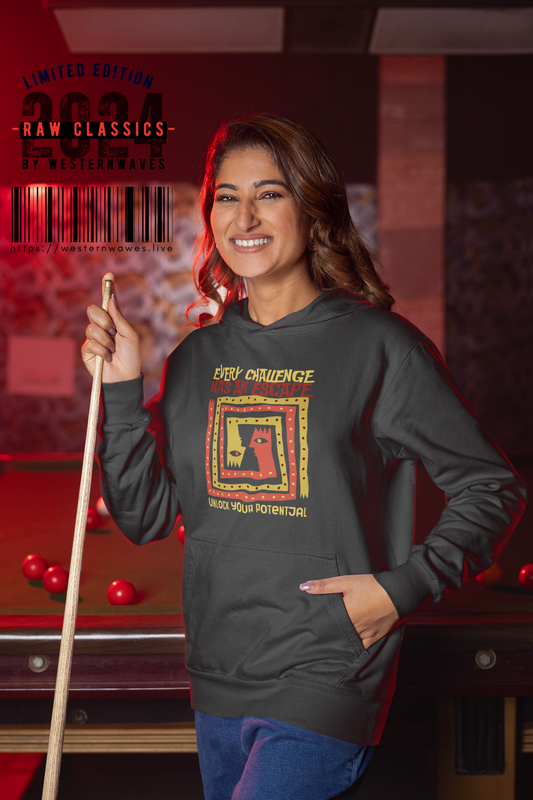 Unisex Lightweight Hooded Sweatshirt – N3+ Series USLWHSS PT2WW014_ Limited Edition Crafted Comfort by WesternWaves: