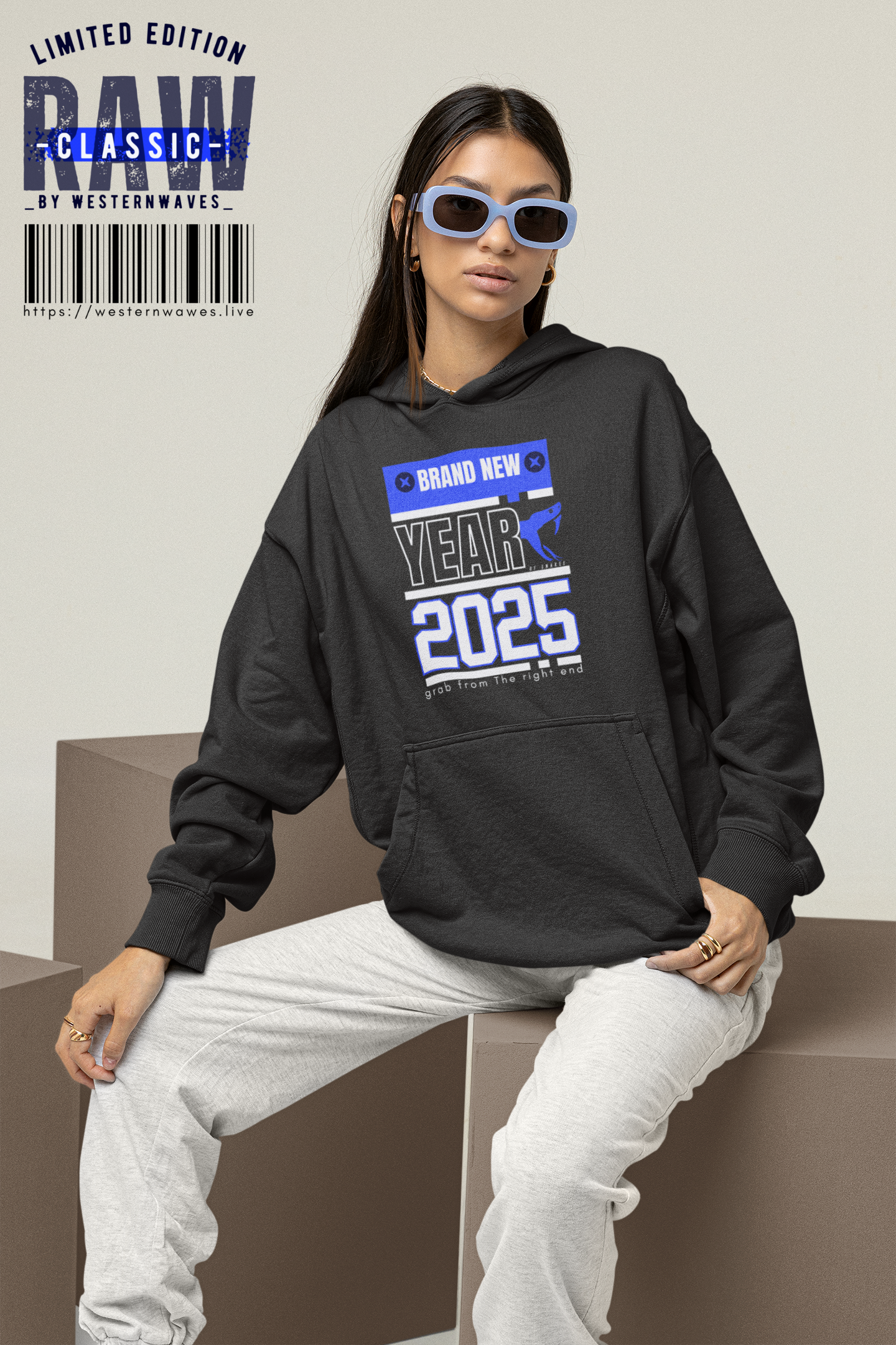 Unisex College Hoodie_  N2 Series SPW USCH PT2WW008_ Limited Edition Timeless Unisex Design by WesternWaves: