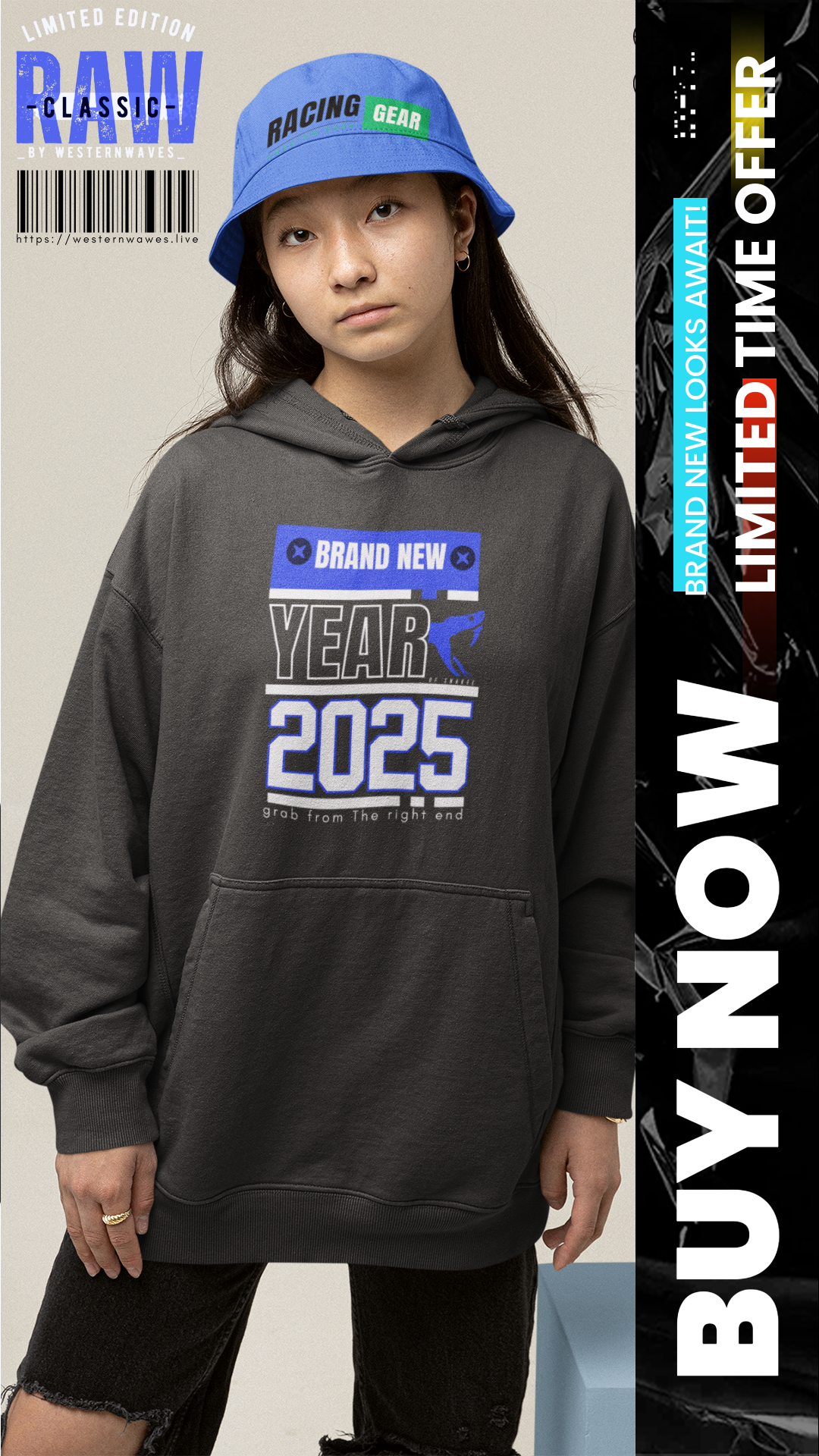 Unisex College Hoodie_  N2 Series SPW USCH PT2WW008_ Limited Edition Timeless Unisex Design by WesternWaves: