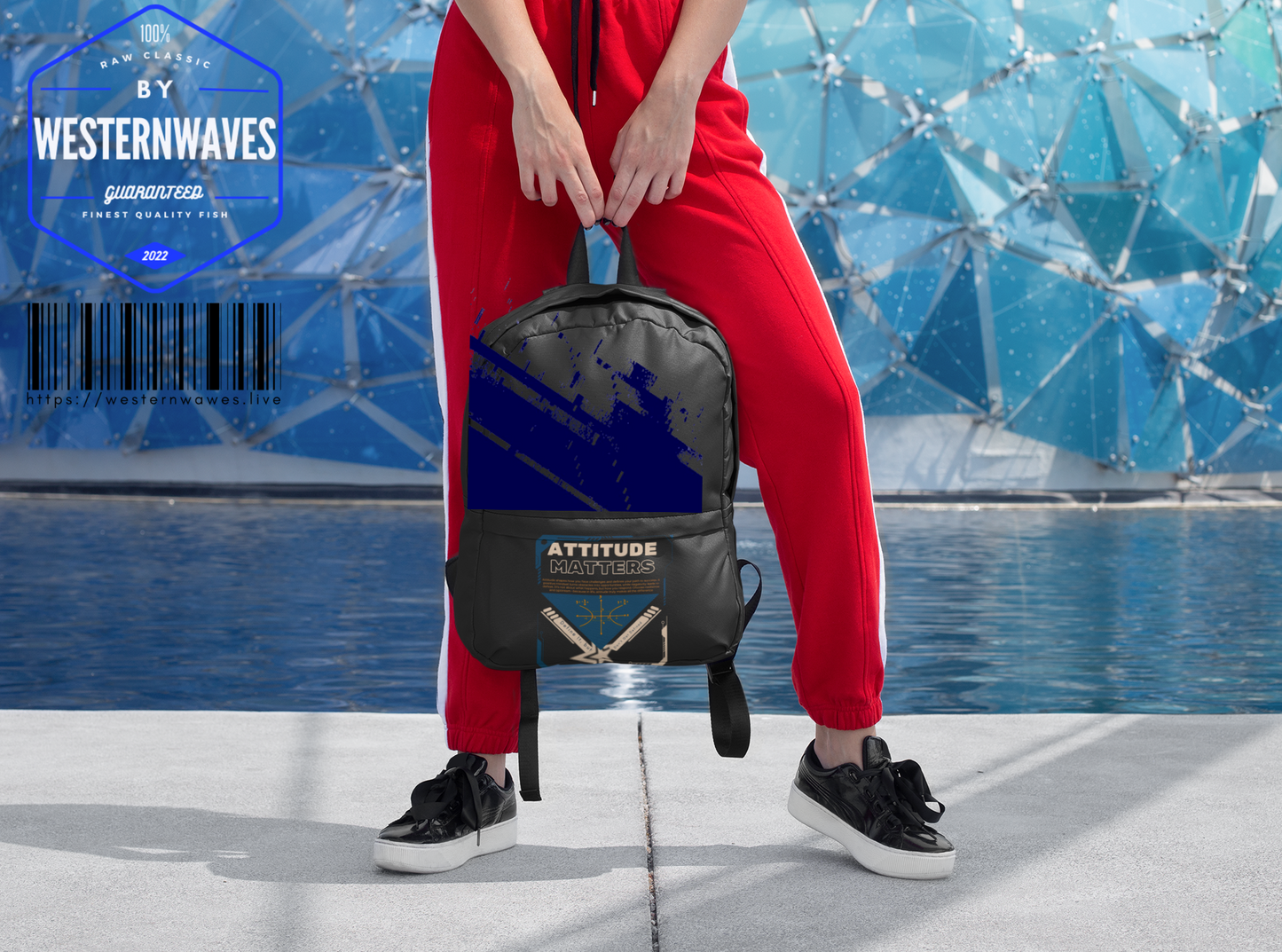 Unisex Fabric Backpack_ N2 Series SPW USFBPACK PT2WW001_ Limited Edition Simple & Fashionable Backpack by WesternWaves: