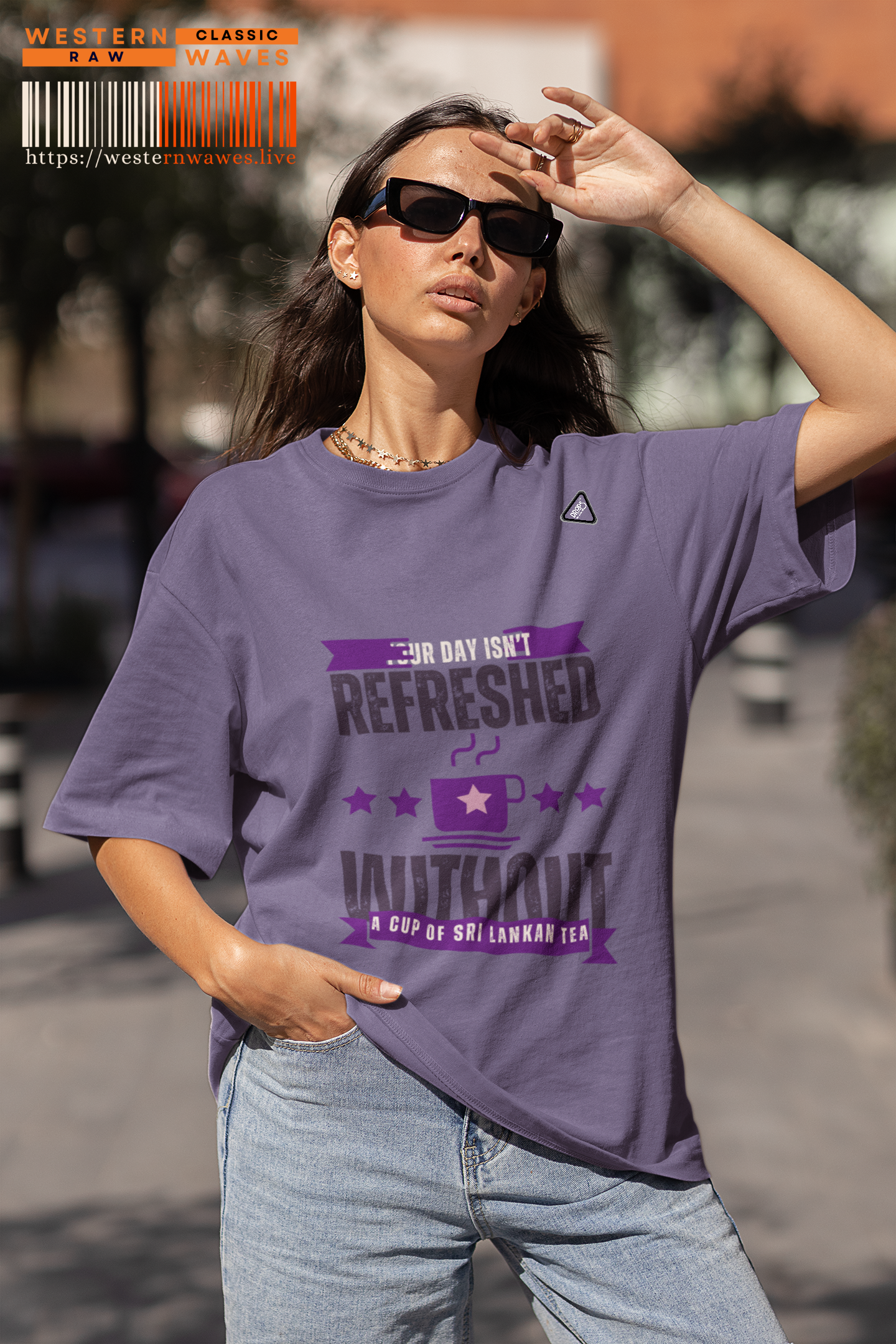 Unisex Oversized Tee_ N6+ Series USOSTEE PT2WW005_ Limited Edition by WesternWaves