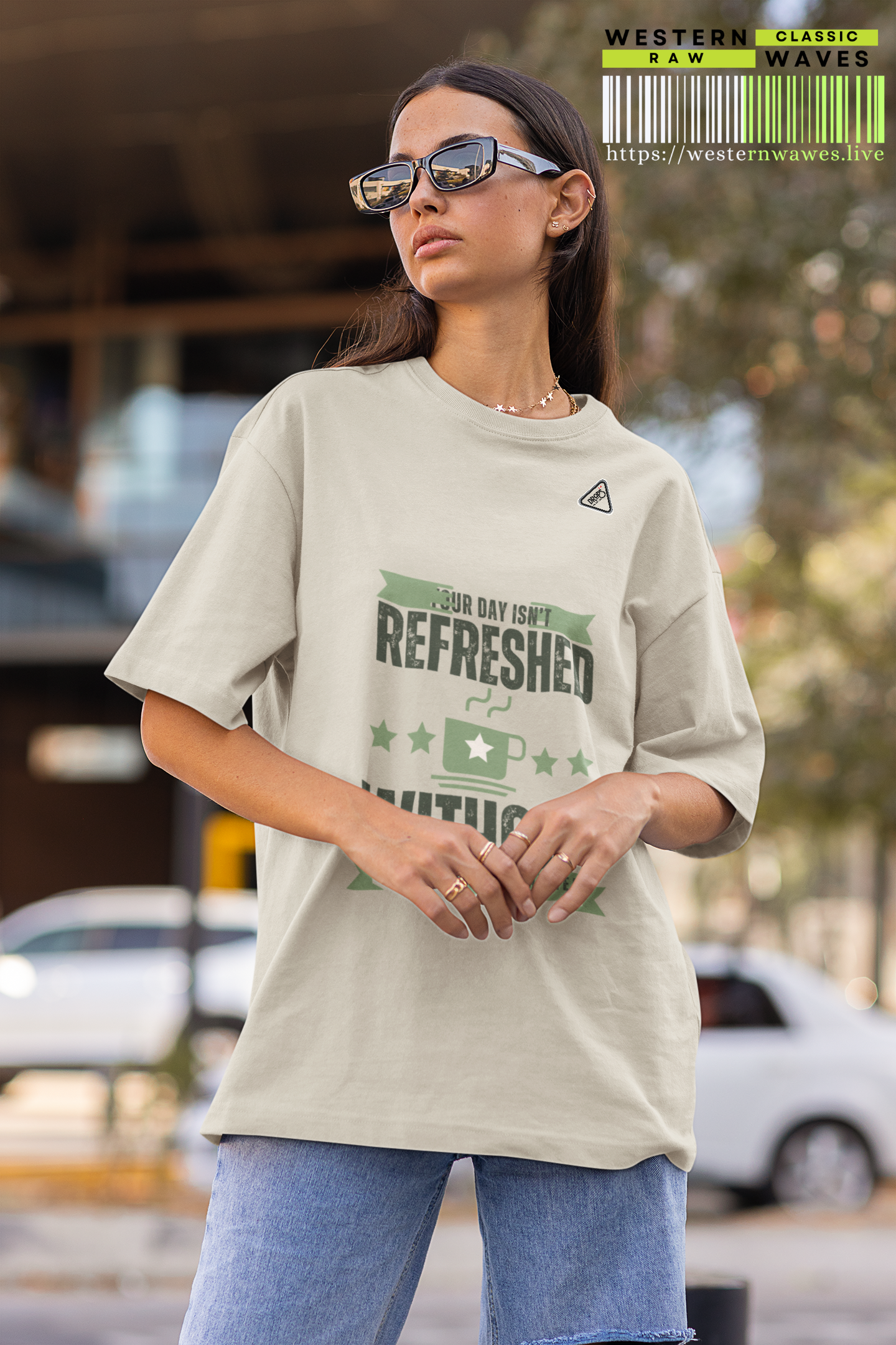 Unisex Oversized Tee_ N6+ Series USOSTEE PT2WW005_ Limited Edition by WesternWaves