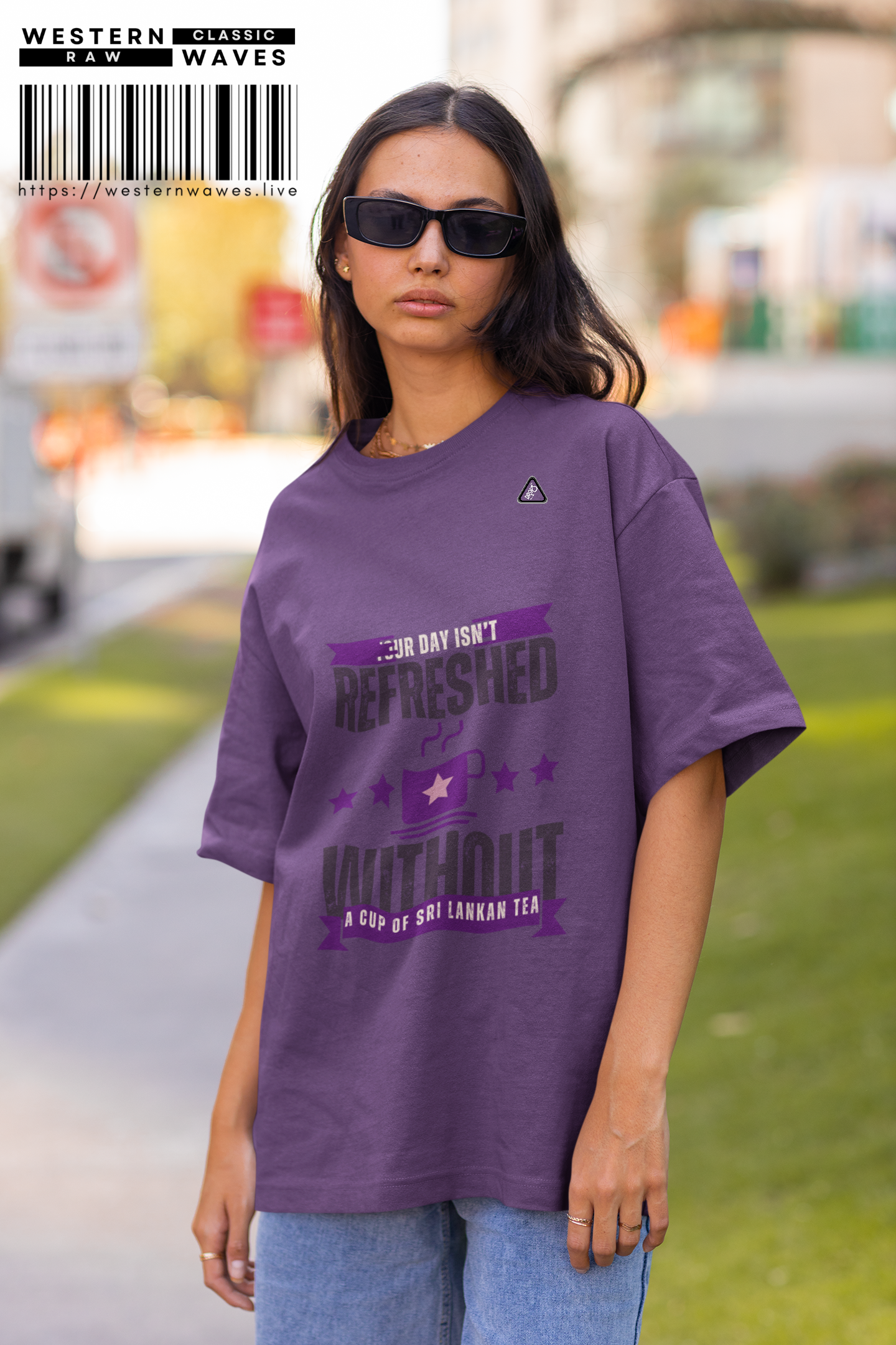 Unisex Oversized Tee_ N6+ Series USOSTEE PT2WW005_ Limited Edition by WesternWaves