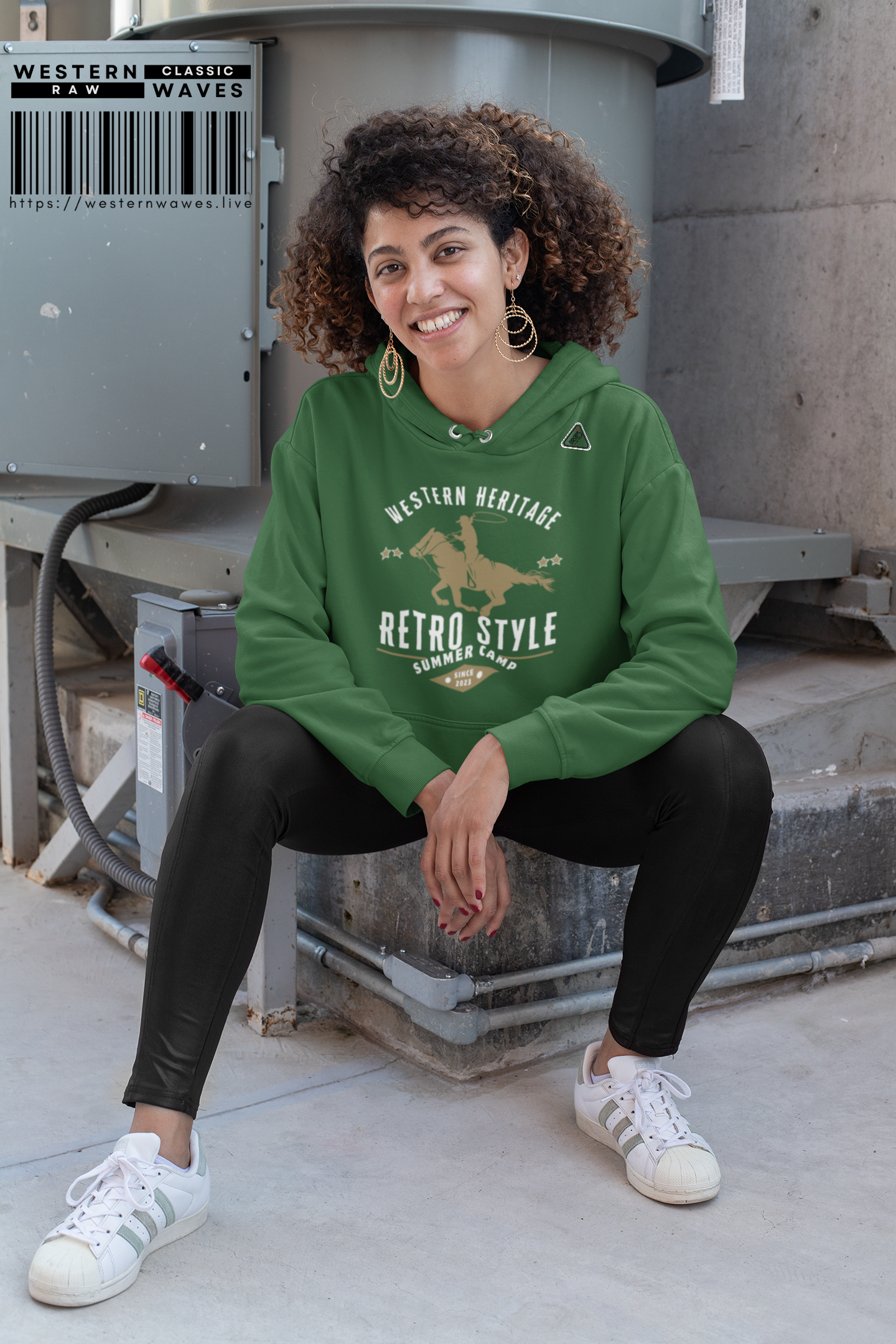Unisex Full Zip Hoodie_ N7+ Series USFZHOODIE PT2WW004_ Limited Edition Trendy Vibes by WesternWaves: