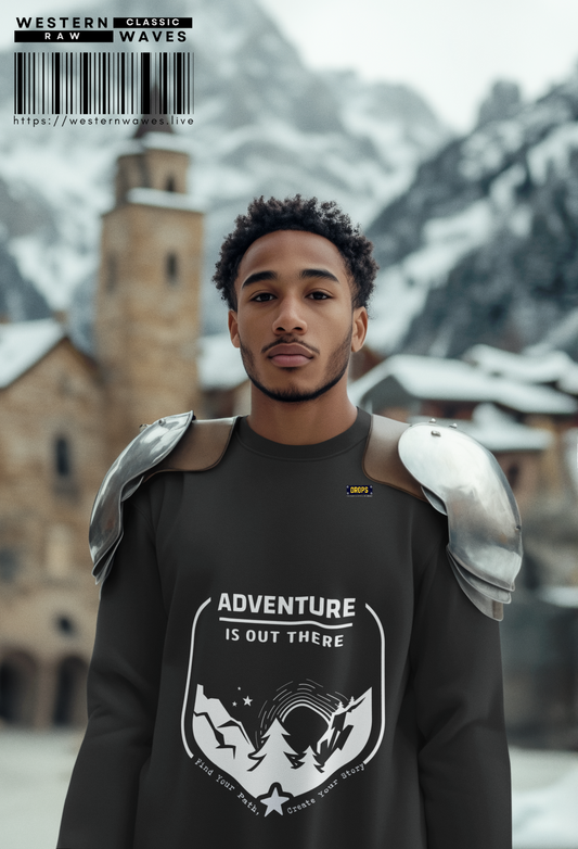Unisex Crewneck Sweatshirt_ 04 July 2025_ Limited Edition Outdoor Gift for Adventure Lovers by WesternWaves: