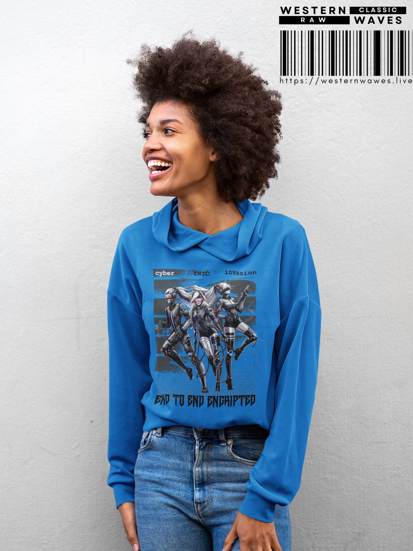 Unisex Lightweight Hooded Sweatshirt_ Series UWD 051_ Limited Edition Raw Streetwear by WesternWaves: