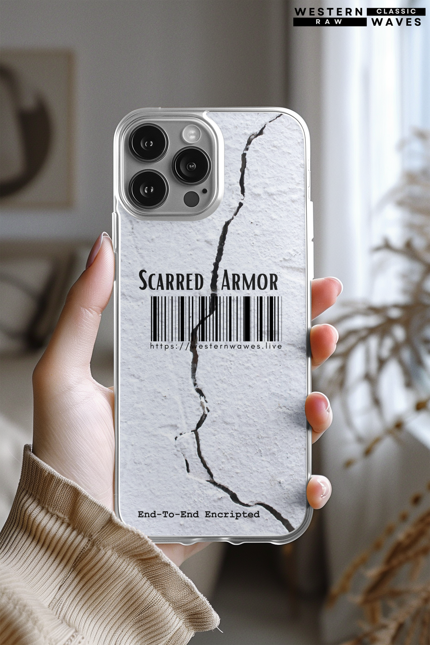 Tough iPhone Cases Phone Case_ Series N8+ TCPCASE PT2WW001_ Limited Edition  Scarred Armor Design iPhone Cases by WesternWaves: