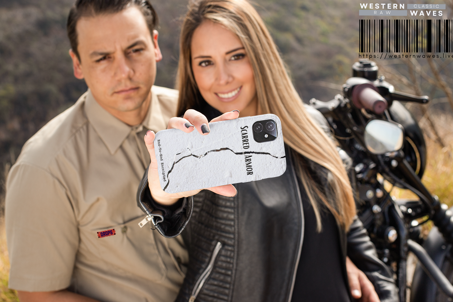 Tough iPhone Cases Phone Case_ Series N8+ TCPCASE PT2WW001_ Limited Edition  Scarred Armor Design iPhone Cases by WesternWaves: