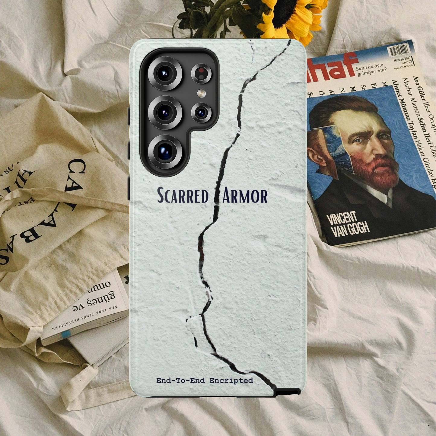 Tough Cases_ Samsung Galaxy Phone Case_ Series N8+ TCPCASE PT2WW003_ Limited Edition  Scarred Armor Design Samsung Galaxy Phone Cases by WesternWaves: