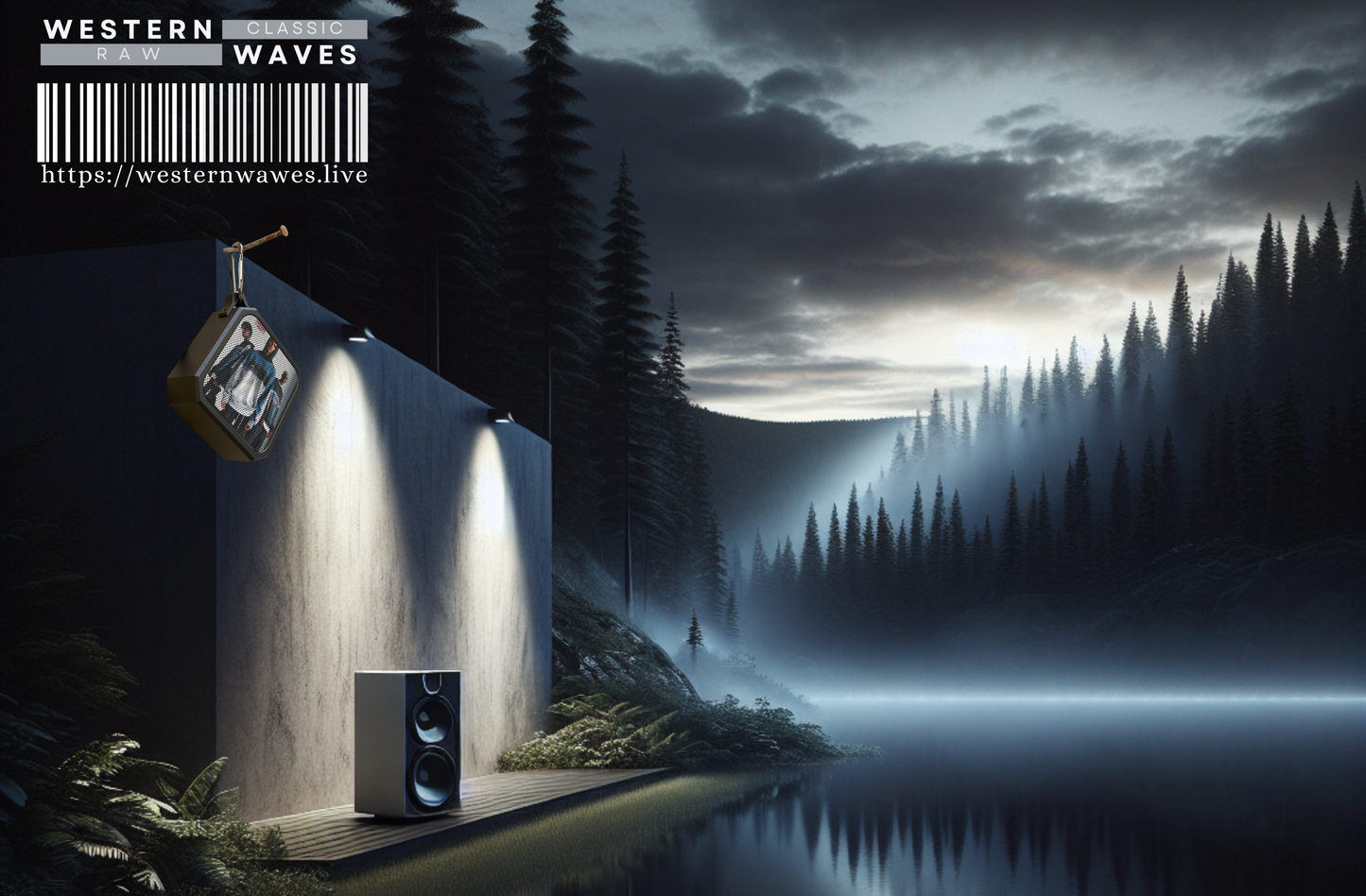 Blackwater Outdoor Bluetooth Speaker_ Series N8+ BWODBTSPEAKER PT2WW001_ Limited Edition Portable Music Device by WesternWaves: