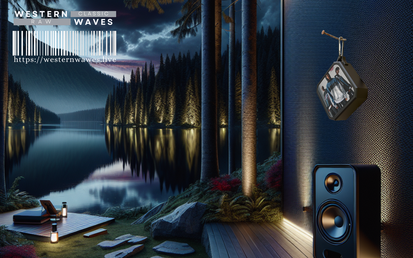 Blackwater Outdoor Bluetooth Speaker_ Series N8+ BWODBTSPEAKER PT2WW001_ Limited Edition Portable Music Device by WesternWaves: