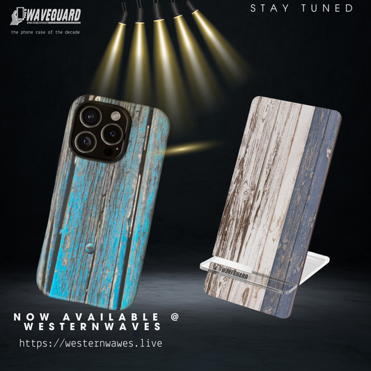 Mobile Display Stand _ N8+ MBDSTAND PT2WW002_ 20 Sep 2025_ Limited Edition Rustic Wooden Smartphone Display Stand, by WesternWaves: